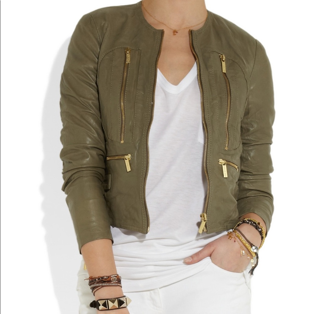 Michael Kors Leather Jacket